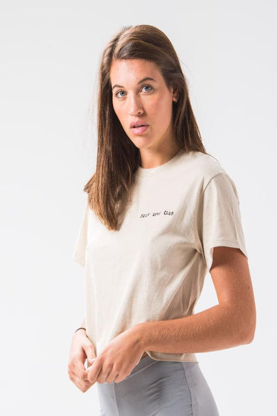 seeing thngs Self Love Club Crop Tee